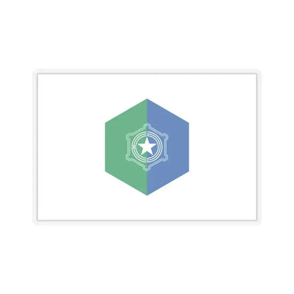 Flag of Sapporo Hokkaido Japan - STICKER Vinyl Kiss-Cut Decal 4 Inch Transparent - The Sticker Space