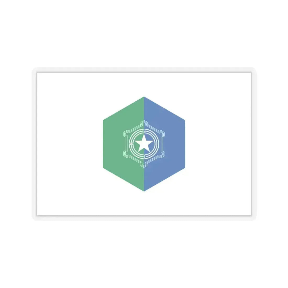 Flag of Sapporo Hokkaido Japan - STICKER Vinyl Kiss-Cut Decal 6 Inch Transparent - The Sticker Space