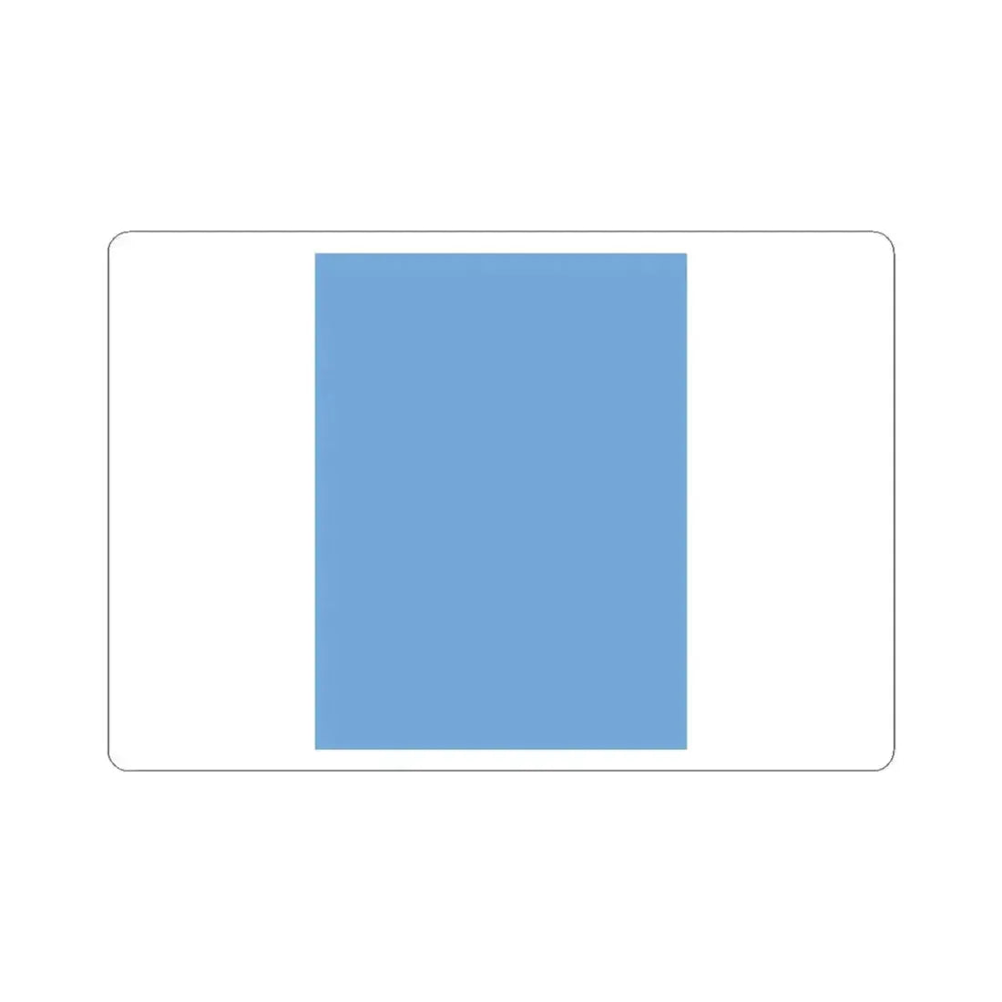 Flag of Saraguro (Ecuador) STICKER Vinyl Kiss-Cut Decal 3 Inch White - The Sticker Space