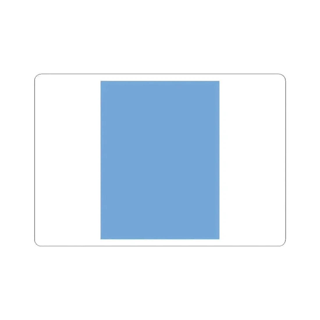 Flag of Saraguro (Ecuador) STICKER Vinyl Kiss-Cut Decal 4 Inch White - The Sticker Space