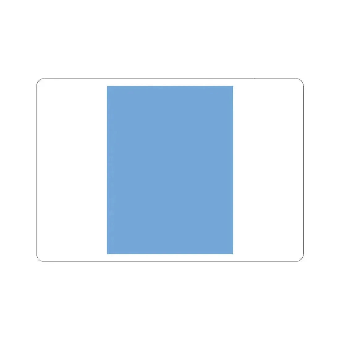 Flag of Saraguro (Ecuador) STICKER Vinyl Kiss-Cut Decal 6 Inch White - The Sticker Space