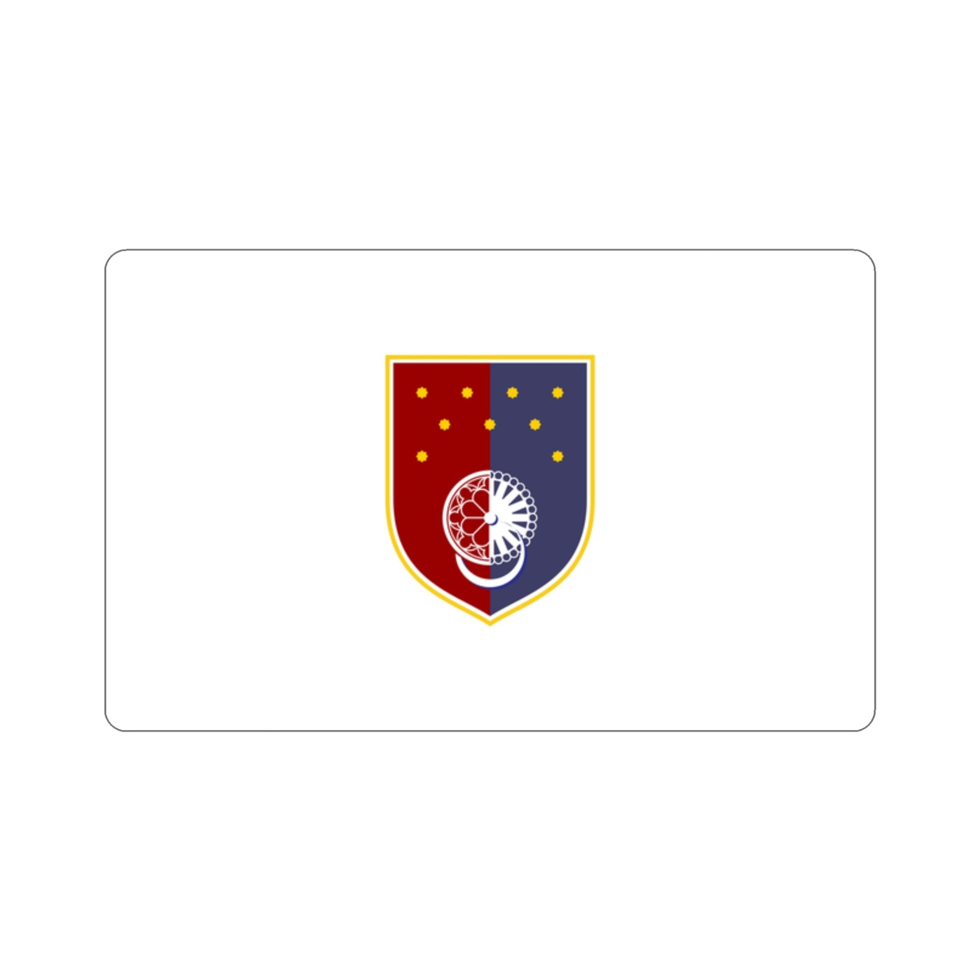 Flag of Sarajevo Canton Bosnia and Herzegovina STICKER Vinyl Die-Cut Decal-2 Inch-The Sticker Space