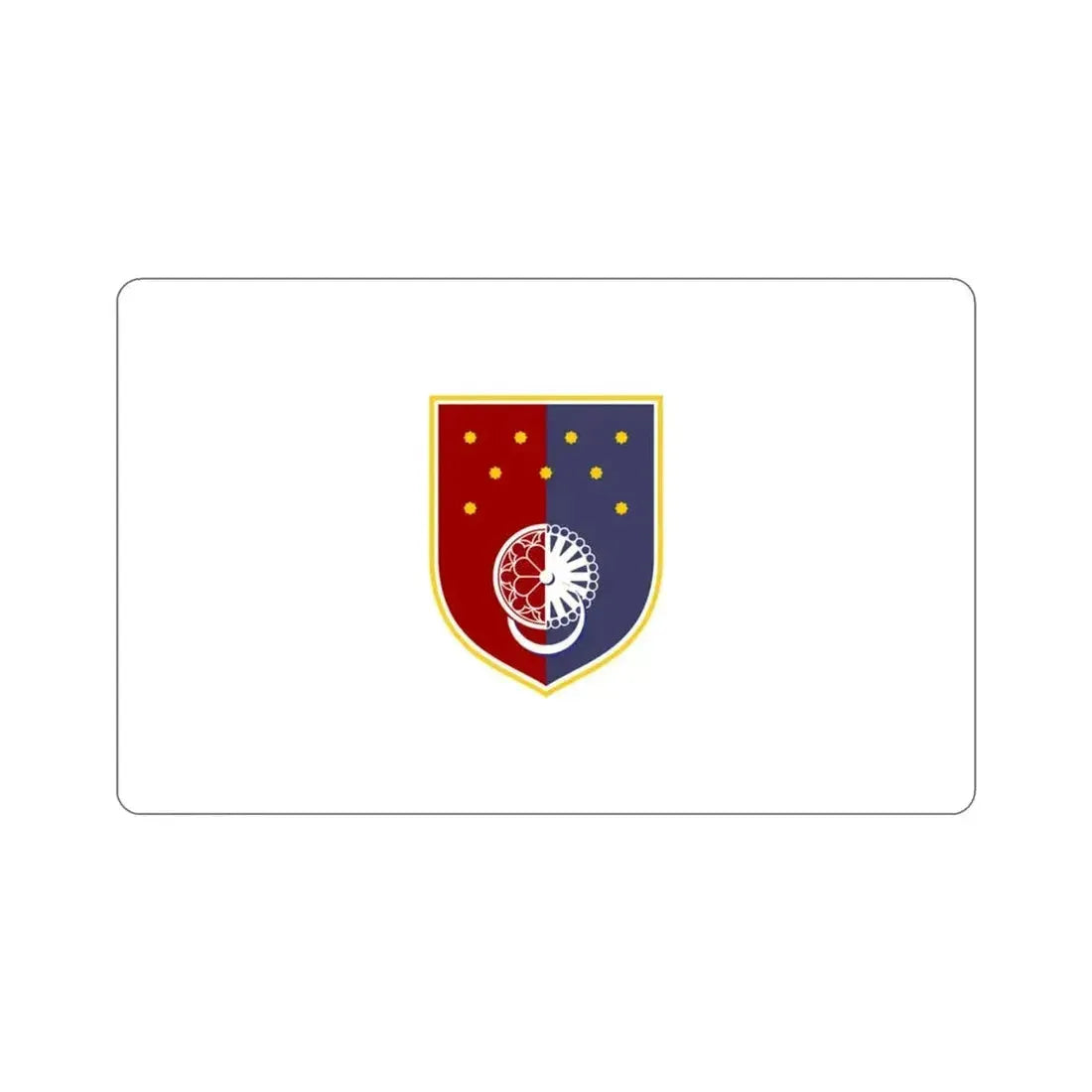 Flag of Sarajevo Canton Bosnia and Herzegovina STICKER Vinyl Die-Cut Decal - The Sticker Space