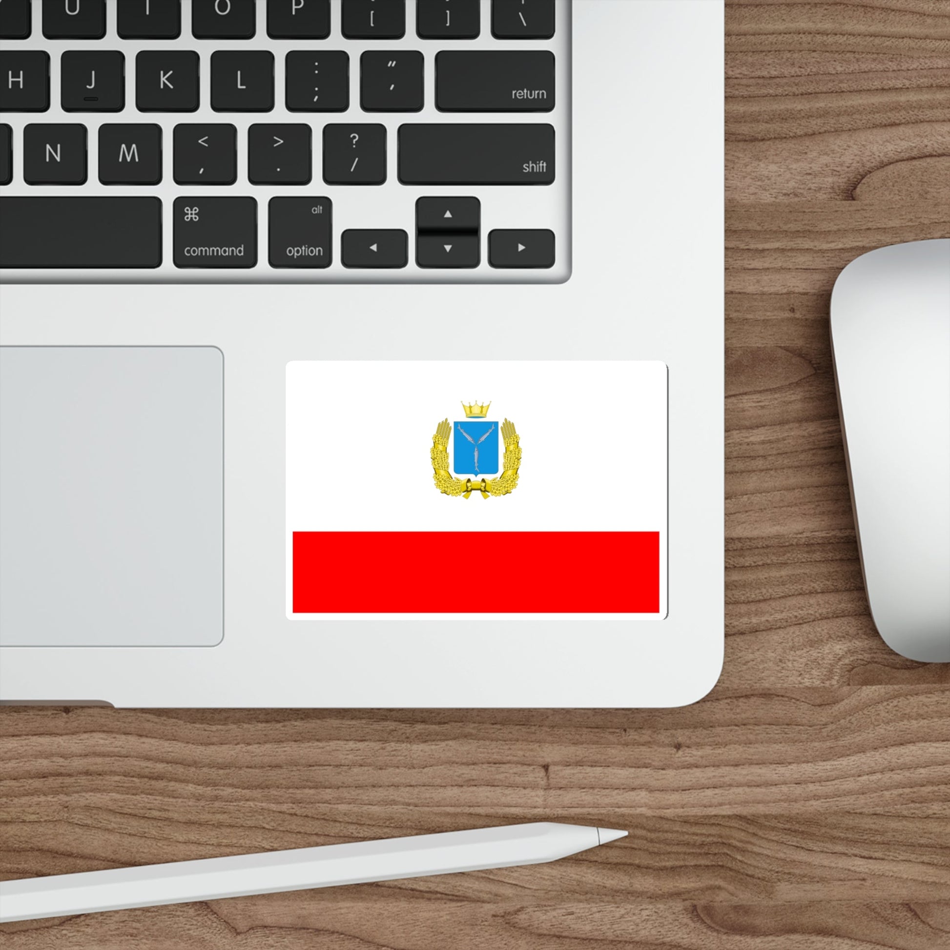 Flag of Saratov Oblast Russia STICKER Vinyl Die-Cut Decal-The Sticker Space