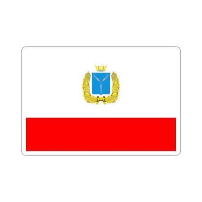 Flag of Saratov Oblast Russia STICKER Vinyl Die-Cut Decal-6 Inch-The Sticker Space