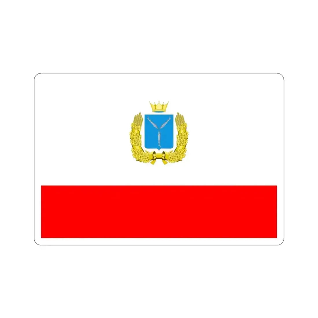 Flag of Saratov Oblast Russia STICKER Vinyl Die-Cut Decal - The Sticker Space