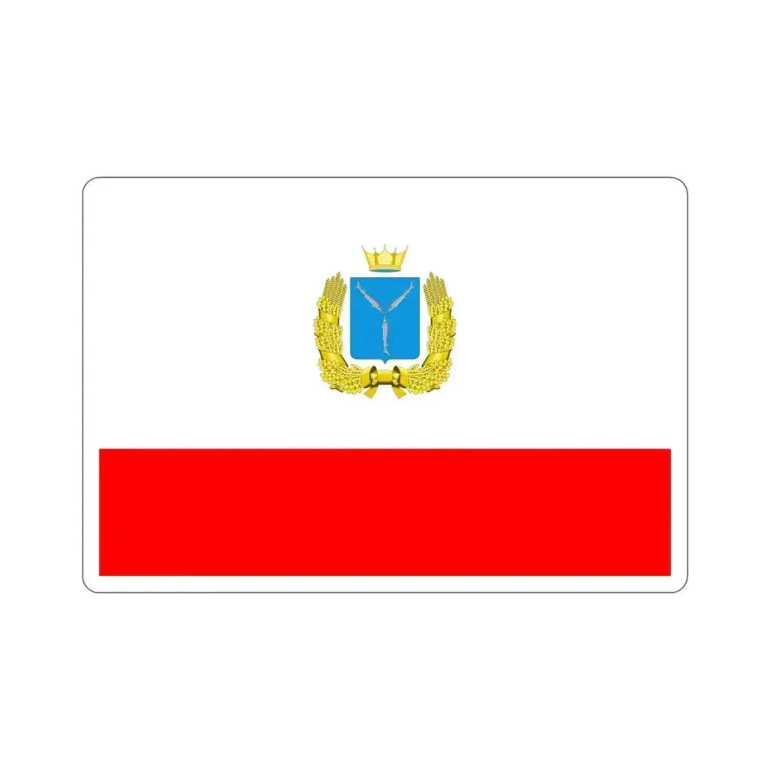 Flag of Saratov Oblast Russia STICKER Vinyl Die-Cut Decal - The Sticker Space