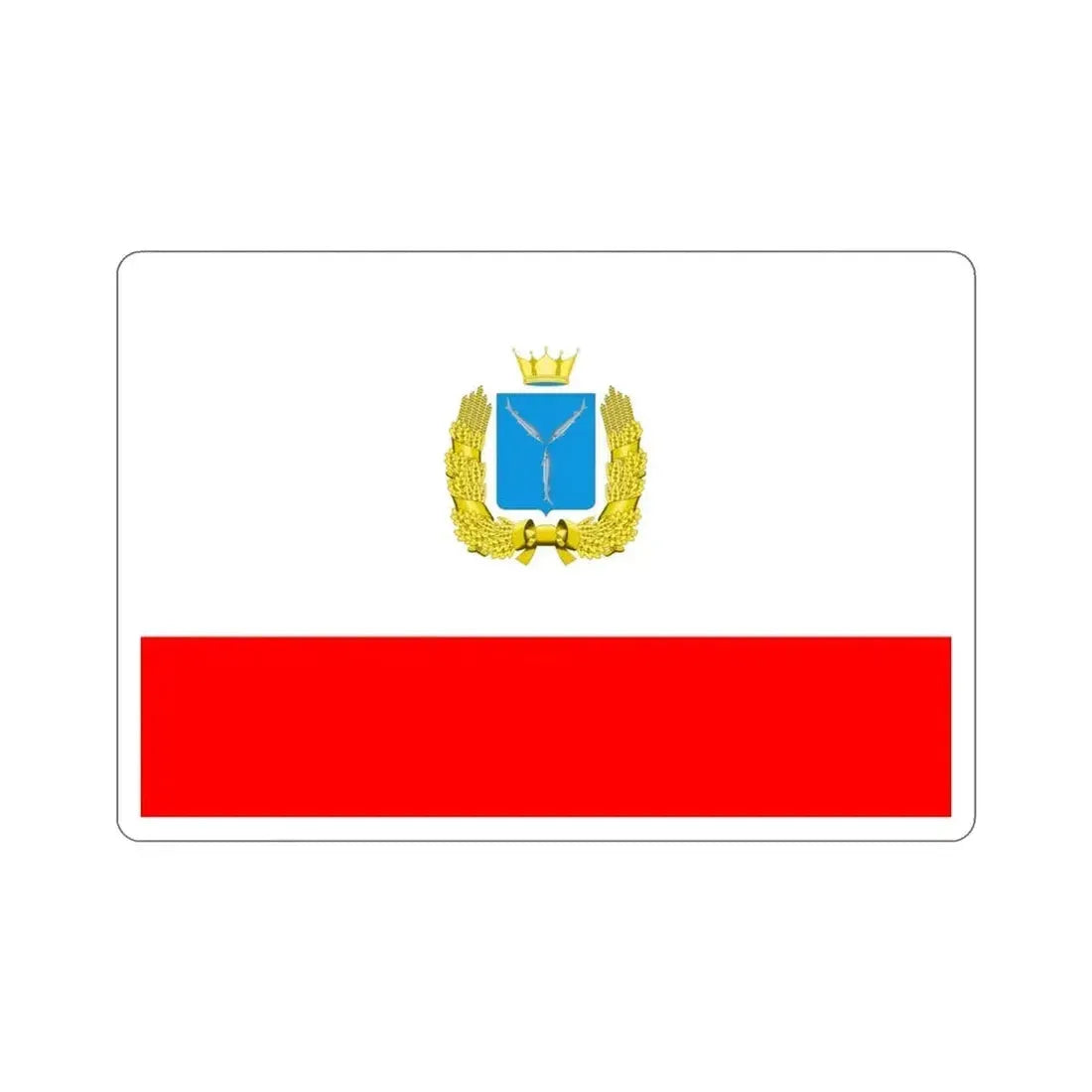 Flag of Saratov Oblast Russia STICKER Vinyl Die-Cut Decal - The Sticker Space