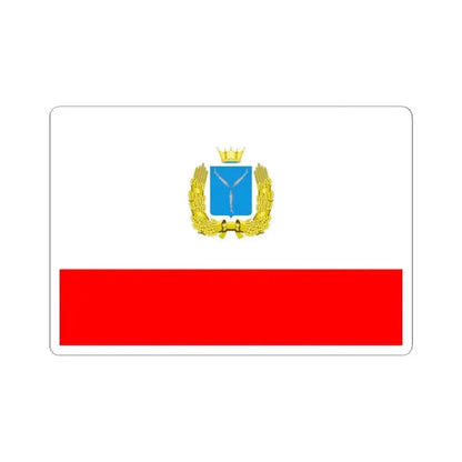 Flag of Saratov Oblast Russia - STICKER Vinyl Kiss-Cut Decal 2 Inch White - The Sticker Space