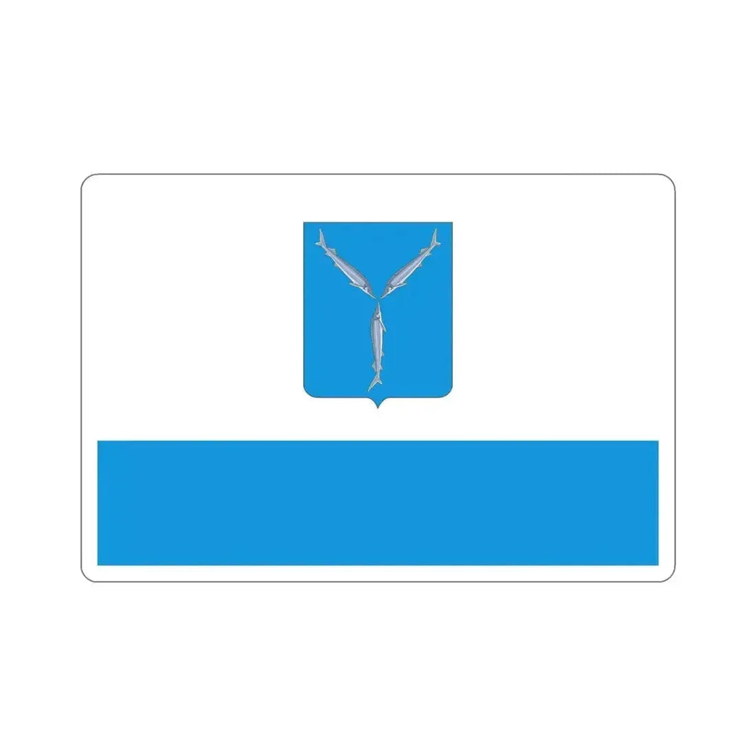 Flag of Saratov Russia STICKER Vinyl Die-Cut Decal - The Sticker Space