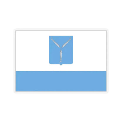 Flag of Saratov Russia - STICKER Vinyl Kiss-Cut Decal 2 Inch Transparent - The Sticker Space