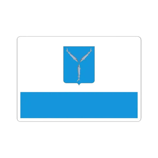 Flag of Saratov Russia - STICKER Vinyl Kiss-Cut Decal 2 Inch White - The Sticker Space