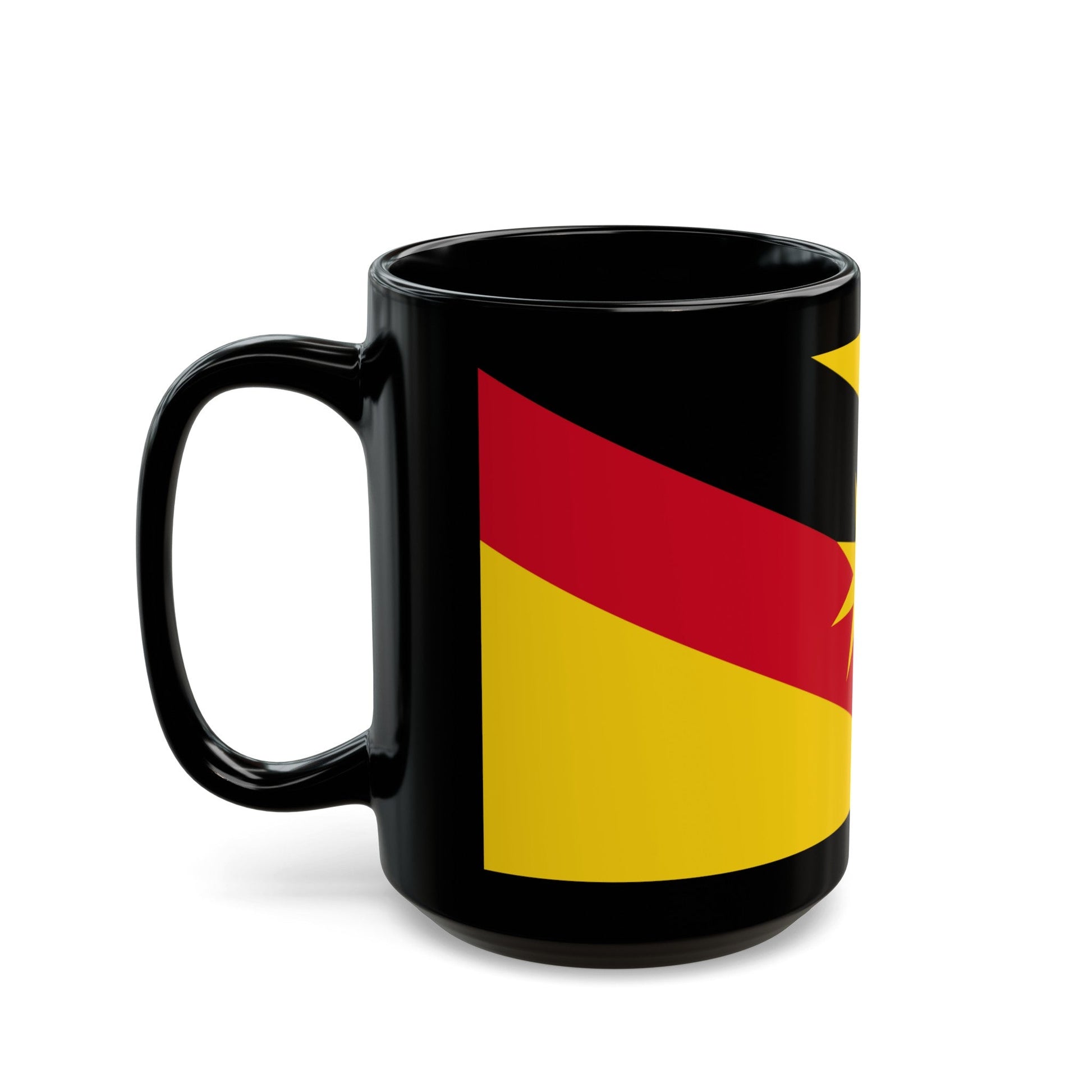 Flag of Sarawak Malaysia - Black Coffee Mug-The Sticker Space