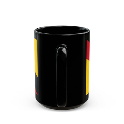 Flag of Sarawak Malaysia - Black Coffee Mug-The Sticker Space