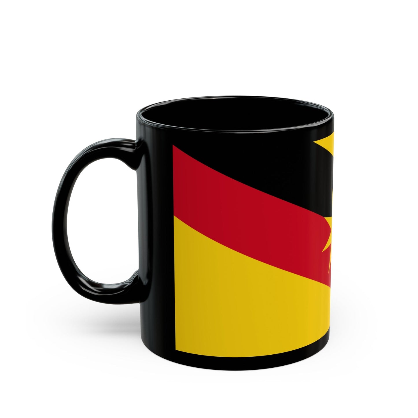 Flag of Sarawak Malaysia - Black Coffee Mug-The Sticker Space