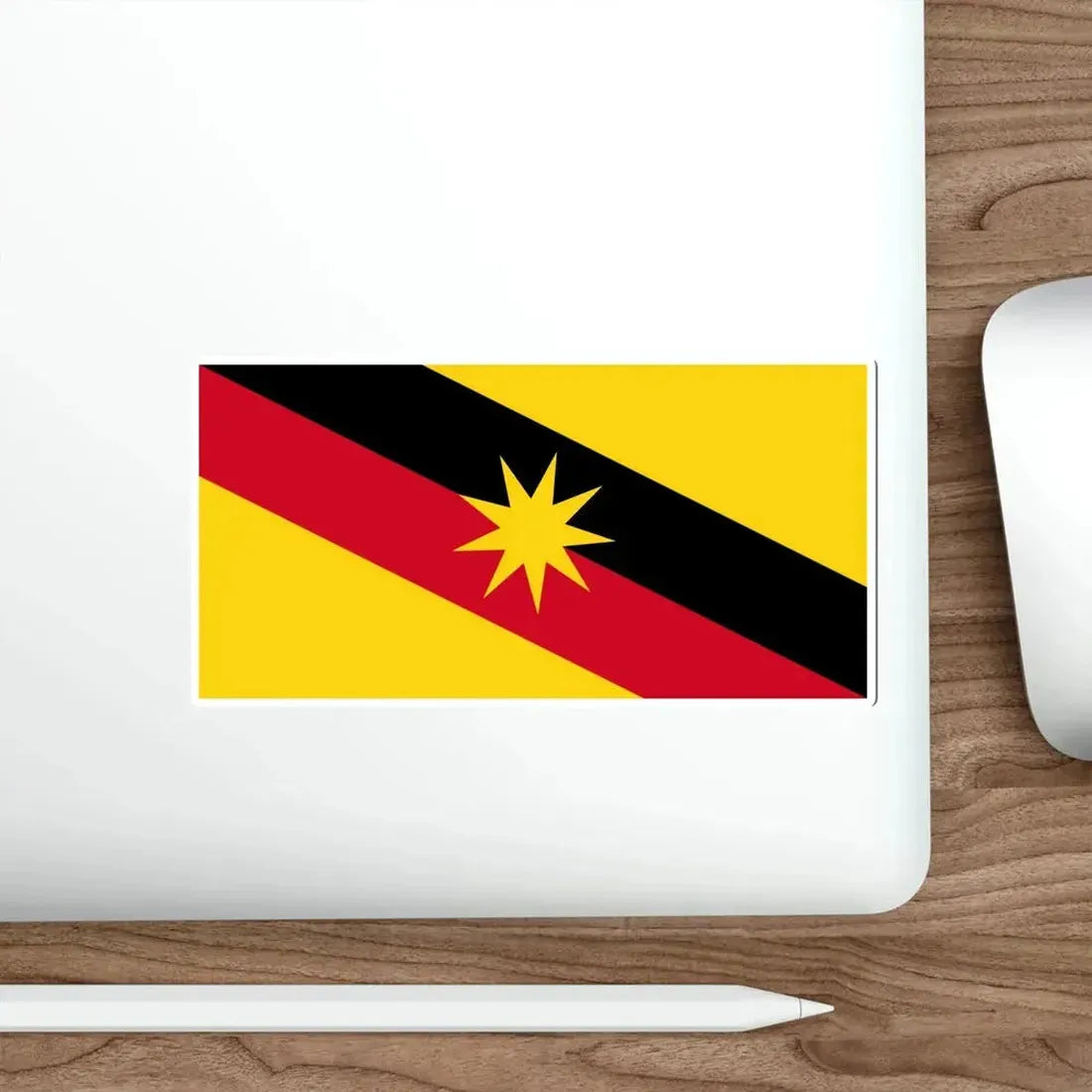 Flag of Sarawak Malaysia STICKER Vinyl Die-Cut Decal - The Sticker Space