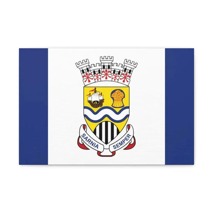 Flag of Sarnia Ontario Canada - Canvas Wall Art 18″ x 12″ 1.25" - The Sticker Space