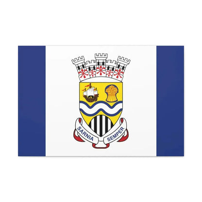 Flag of Sarnia Ontario Canada - Canvas Wall Art 30" x 20" 1.25" - The Sticker Space