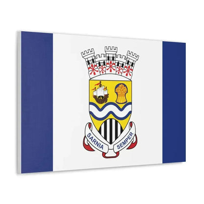Flag of Sarnia Ontario Canada - Canvas Wall Art - The Sticker Space