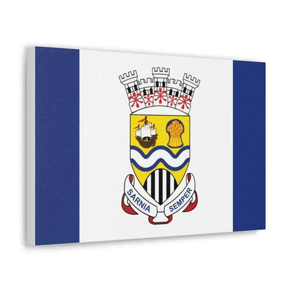 Flag of Sarnia Ontario Canada - Canvas Wall Art - The Sticker Space