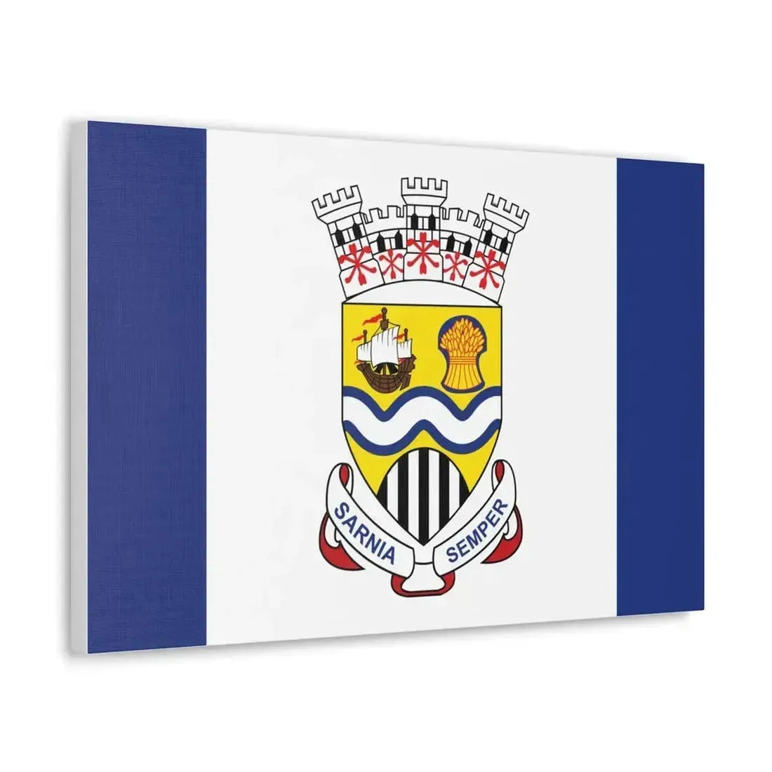 Flag of Sarnia Ontario Canada - Canvas Wall Art - The Sticker Space
