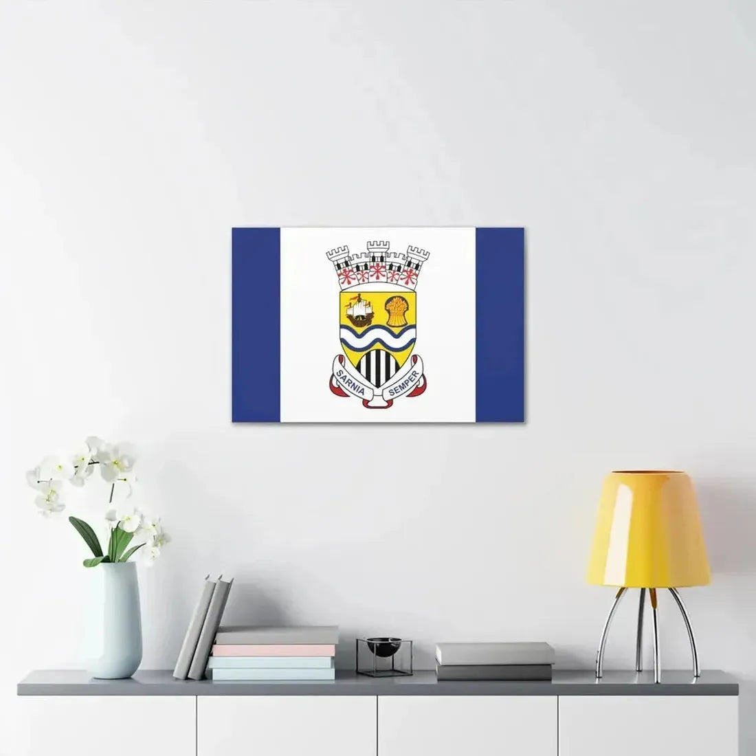 Flag of Sarnia Ontario Canada - Canvas Wall Art - The Sticker Space