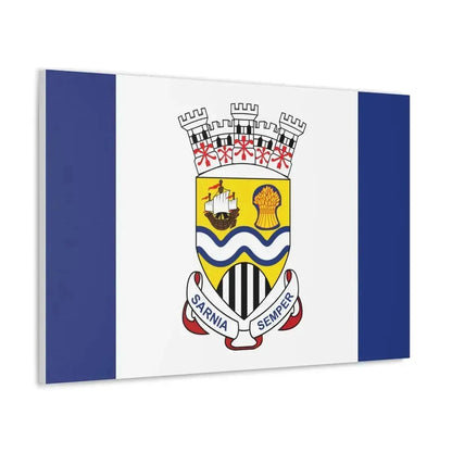 Flag of Sarnia Ontario Canada - Canvas Wall Art - The Sticker Space