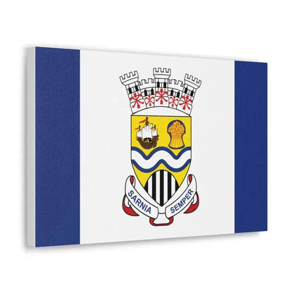 Flag of Sarnia Ontario Canada - Canvas Wall Art - The Sticker Space