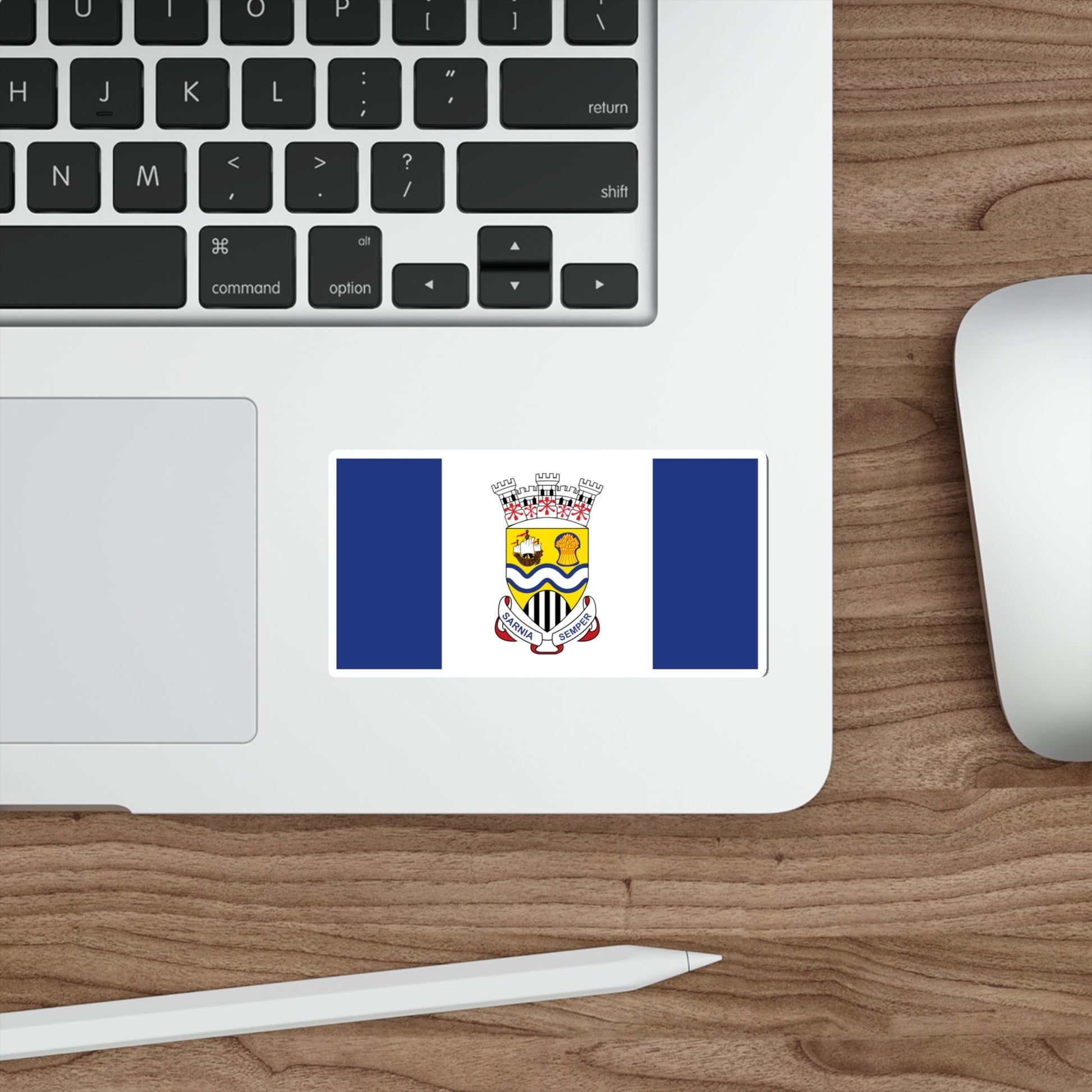 Flag of Sarnia Ontario Canada STICKER Vinyl Die-Cut Decal-The Sticker Space