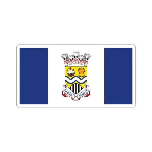 Flag of Sarnia Ontario Canada - STICKER Vinyl Kiss-Cut Decal 2 Inch White - The Sticker Space