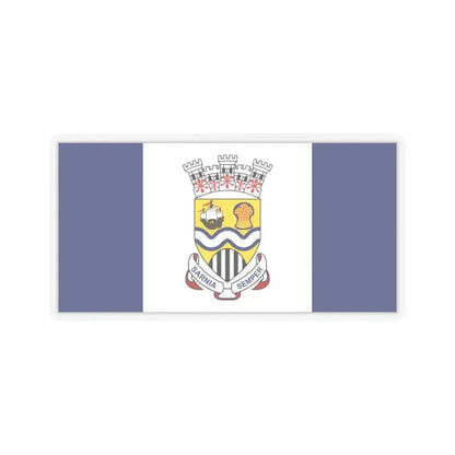 Flag of Sarnia Ontario Canada - STICKER Vinyl Kiss-Cut Decal 3 Inch Transparent - The Sticker Space