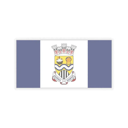 Flag of Sarnia Ontario Canada - STICKER Vinyl Kiss-Cut Decal 6 Inch Transparent - The Sticker Space