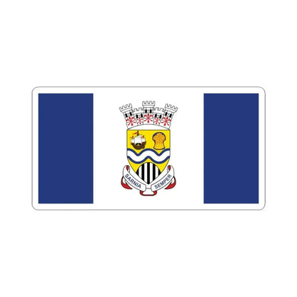 Flag of Sarnia Ontario (Canada) STICKER Vinyl Kiss-Cut Decal 6 Inch White - The Sticker Space