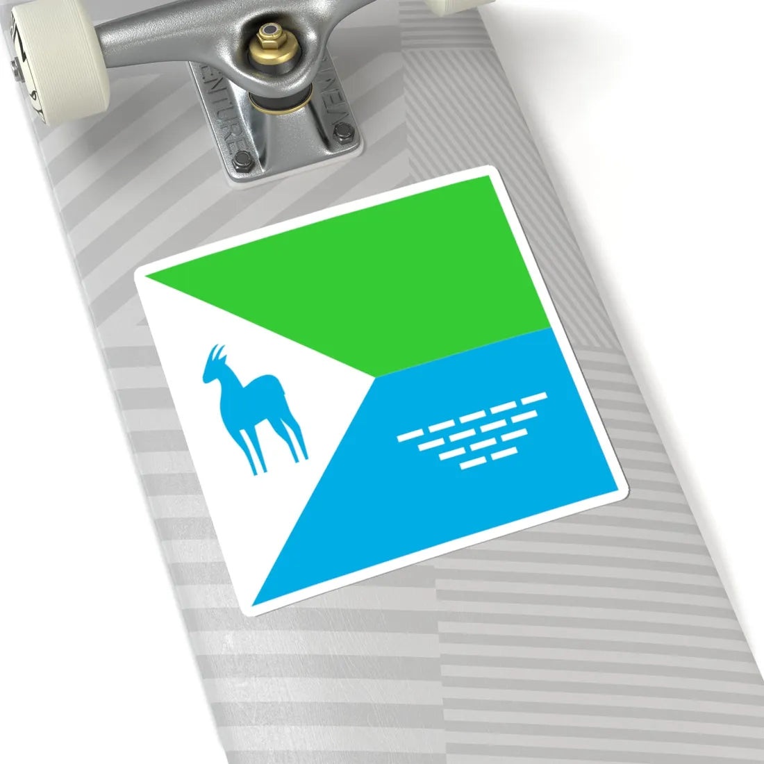 Flag of Sarny (Ukraine) STICKER Vinyl Kiss-Cut Decal - The Sticker Space