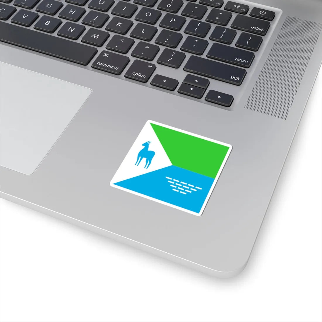 Flag of Sarny (Ukraine) STICKER Vinyl Kiss-Cut Decal - The Sticker Space