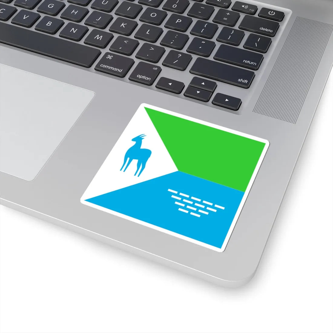 Flag of Sarny (Ukraine) STICKER Vinyl Kiss-Cut Decal - The Sticker Space