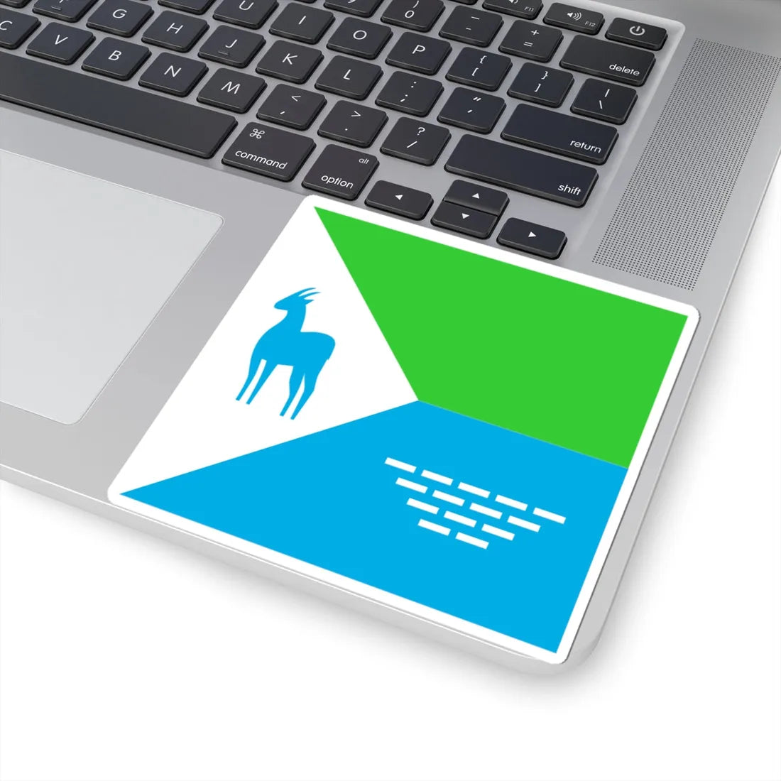 Flag of Sarny (Ukraine) STICKER Vinyl Kiss-Cut Decal - The Sticker Space