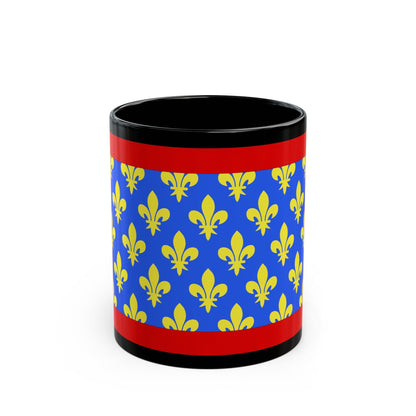 Flag of Sarthe France 2 - Black Coffee Mug-11oz-The Sticker Space