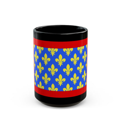 Flag of Sarthe France 2 - Black Coffee Mug-15oz-The Sticker Space