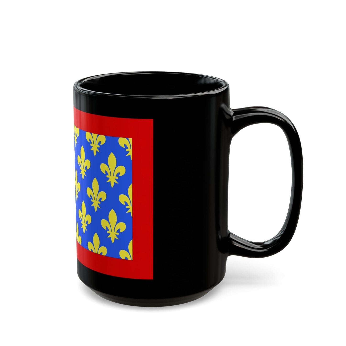 Flag of Sarthe France 2 - Black Coffee Mug-The Sticker Space