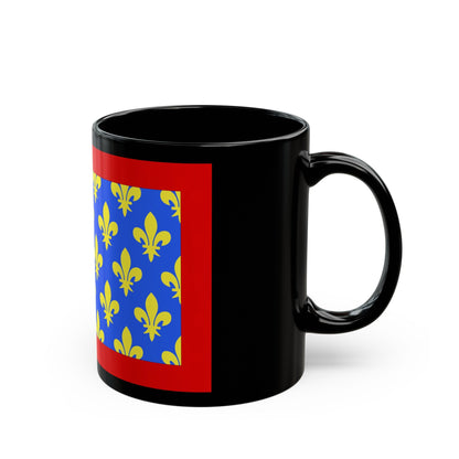 Flag of Sarthe France 2 - Black Coffee Mug-The Sticker Space