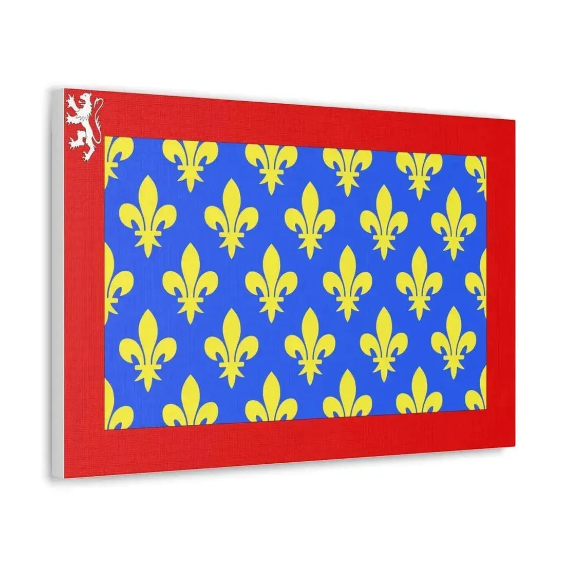 Flag of Sarthe France 2 - Canvas Wall Art - The Sticker Space