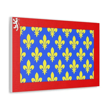 Flag of Sarthe France 2 - Canvas Wall Art - The Sticker Space