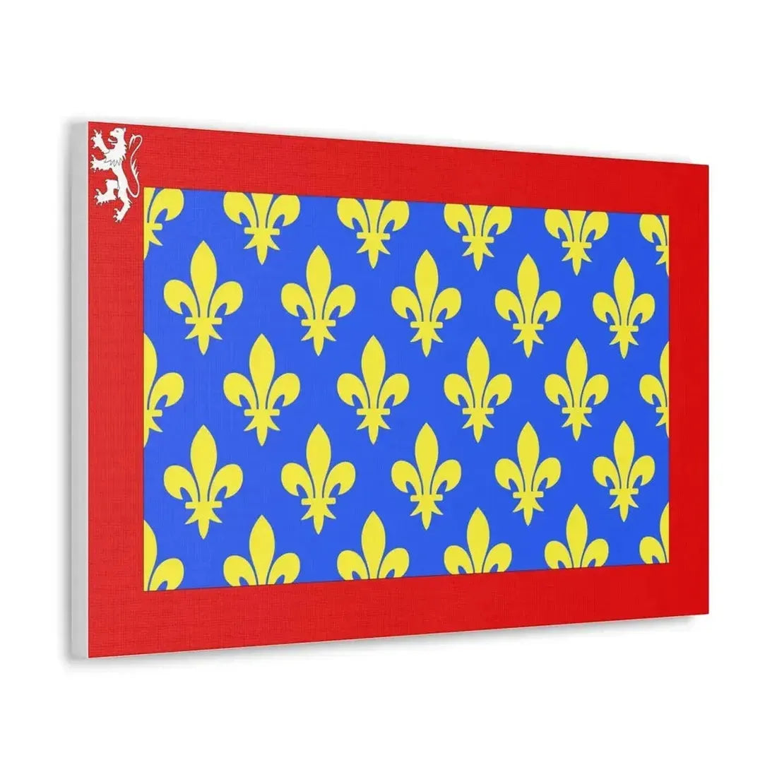 Flag of Sarthe France 2 - Canvas Wall Art - The Sticker Space
