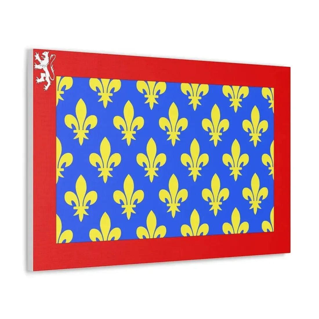 Flag of Sarthe France 2 - Canvas Wall Art - The Sticker Space