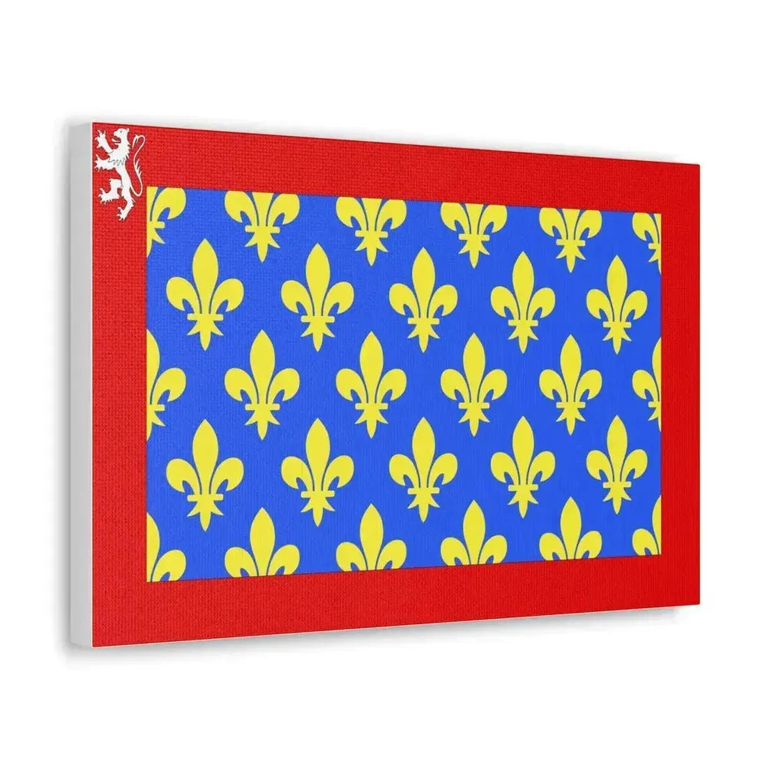 Flag of Sarthe France 2 - Canvas Wall Art - The Sticker Space