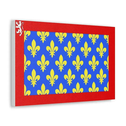 Flag of Sarthe France 2 - Canvas Wall Art - The Sticker Space