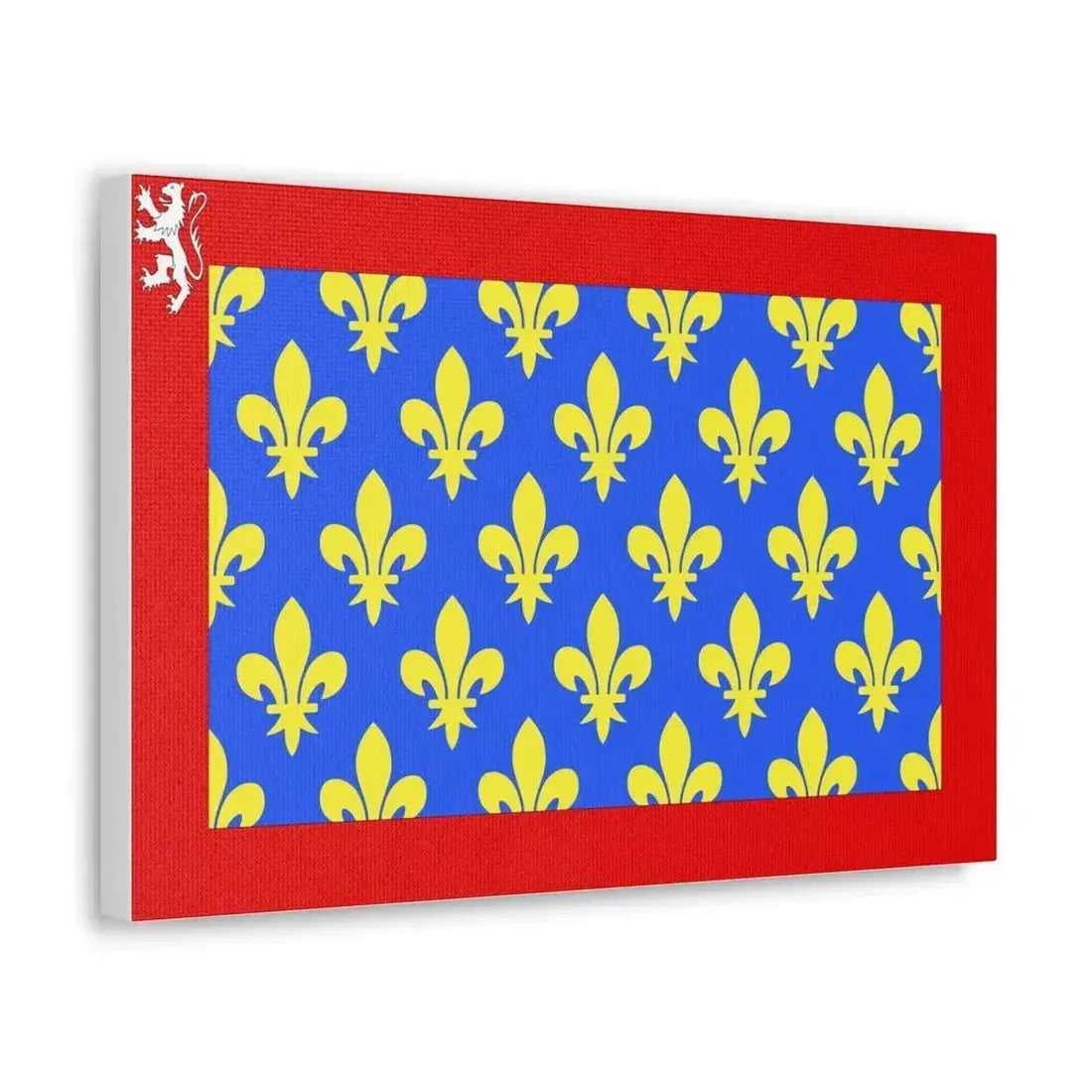 Flag of Sarthe France 2 - Canvas Wall Art - The Sticker Space