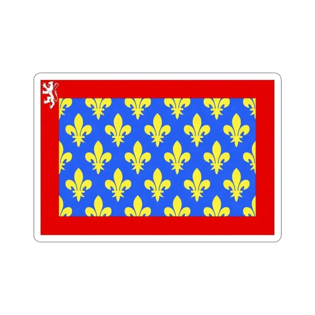 Flag of Sarthe France 2 STICKER Vinyl Die-Cut Decal 2 Inch - The Sticker Space