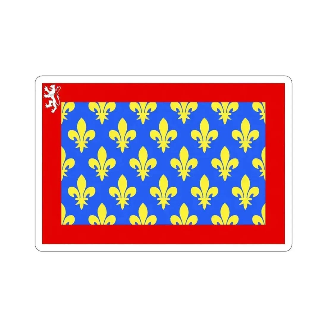 Flag of Sarthe France 2 STICKER Vinyl Die-Cut Decal 3 Inch - The Sticker Space